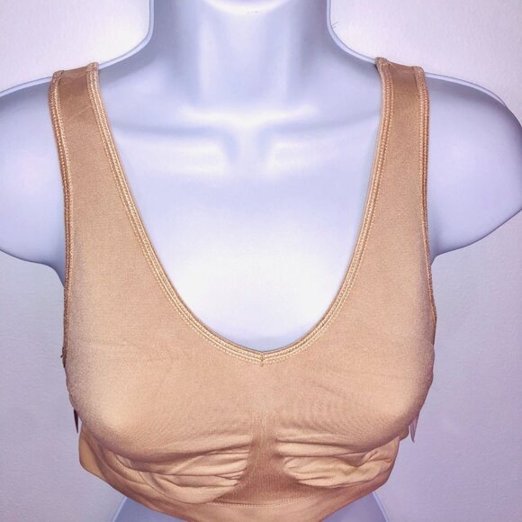 Bali Bralette Size XL Nude One Smooth Up Smooth Support Seamless New - Picture 2 of 8